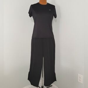 Reebok Black Two-piece Cover-up/Activewear  Sz L/XL